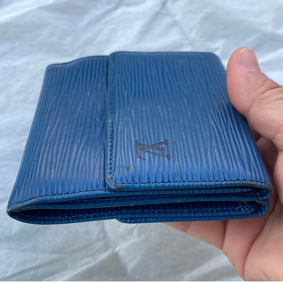Authentic Louis Vuitton Blue Wallet EUC/GUC - Picture 2 of 7